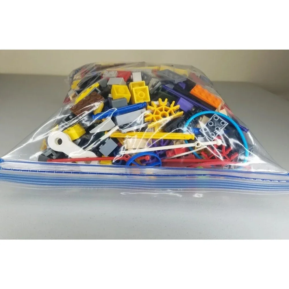 2.7 Lb Lot of Random Mega Bloks Halo Dragons Pieces, Minifigure Parts, and Kinex